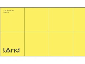GALLERY YELLOW - Technical porcelain flooring by land porcelanico - view 2